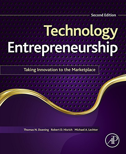 Book Technology Entrepreneurship: Taking Innovation to the Marketplace free