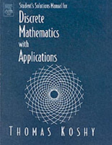 Book Student's Solutions Manual For Discrete Mathematics With Applications free