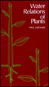 Book WATER RELATIONS OF PLANTS free