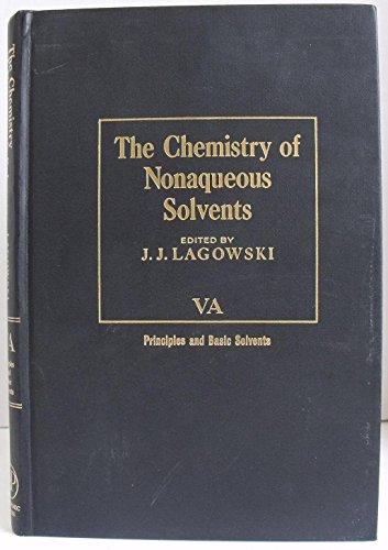 Book Chemistry of Nonaqueous Solvents: v. 5A free