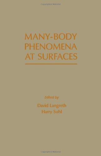 Book Many-Body Phenomena at Surfaces free