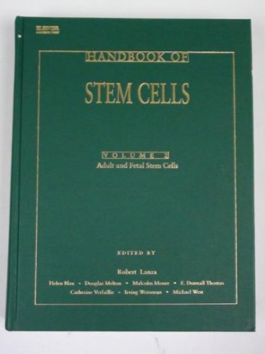 Book Handbook of stem cells free