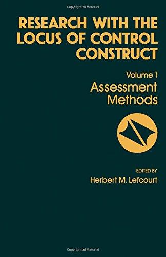 Book Research With the Locus of Control Construct free