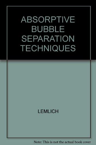 Book Adsorptive bubble separation techniques free