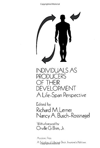 Book Individuals as producers of their development: A life-span perspective free