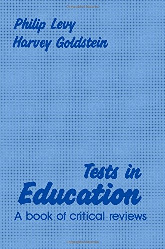 Book Tests In Education: A Book Of Critical Reviews free