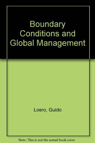 Book Boundary Conditions And Global Management free
