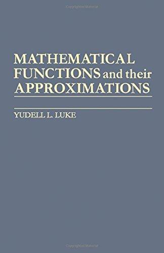 Book Mathematical Functions and Their Approximations free