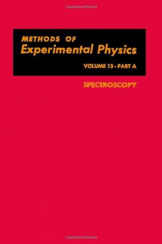 Book Spectroscopy Part A. (Methods of Experimental Physics Volume 13) free