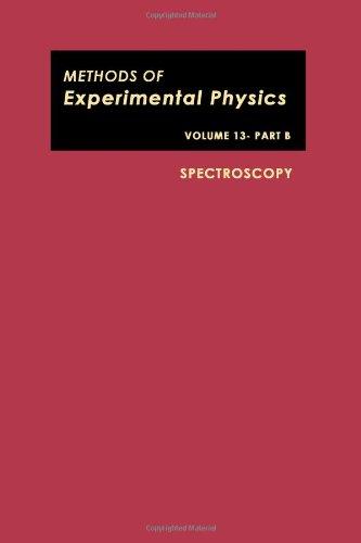 Book Spectroscopy, Volume 13B (Methods in Experimental Physics) free