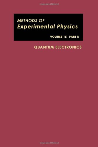 Book Quantum Electronics. Part B. Methods of Experimental Physics Vol. 15 free
