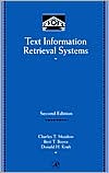 Book Text Information Retrieval Systems (Library and Information Science) (Library and Information (Hardcover)) free