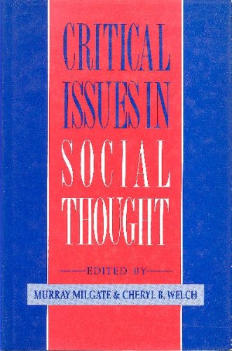 Book Critical Issues in Social Thought free