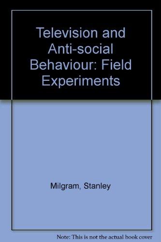 Book Television and Antisocial Behavior: Field Experiments free