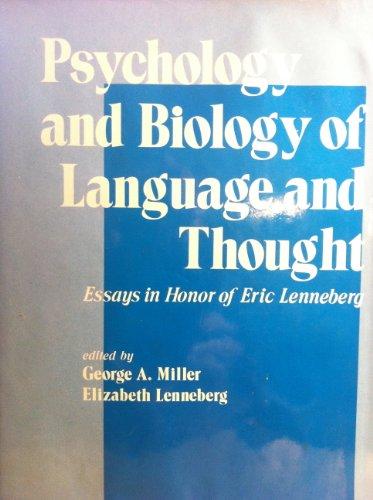 Book Psychology and Biology of Language and Thought: Essays in Honor of Eric Lenneberg free