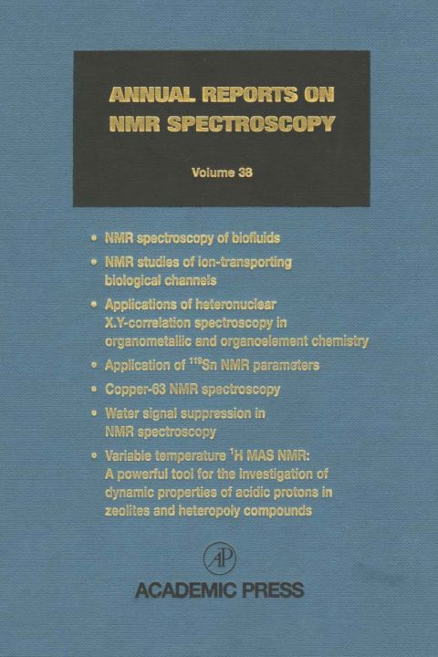 Book Annual Reports on NMR Spectroscopy, Vol. 38 free