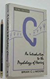 Book An Introduction to the Psychology of Hearing free