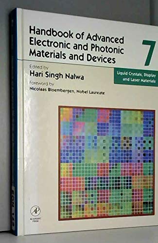 Book Liquid Crystals, Display, And Laser Materials (handbook Of Advanced Electronic And Photonic Materials And Devices) free