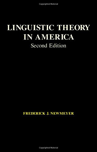 Book Linguistic Theory in America (2nd Edition) free