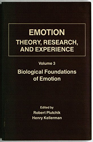 Book Biological Foundations of Emotion (Emotion: Theory, Research, and Experience, 3) free