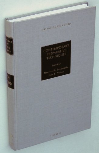 Book Contemporary Preparative Techniques free