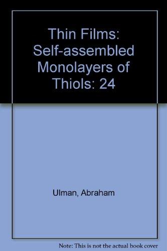 Book Self-assembled Monolayers Of Thiols free