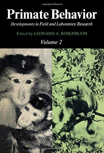 Book Primate Behavior: Developments in Field and Laboratory Research free