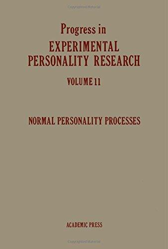 Book Progress in Experimental Personality Research, Volume 11: Normal Personality Processes free