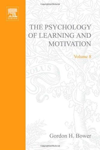 Book PSYCHOLOGY OF LEARNING&MOTIVATION:V.8, Volume 8 free