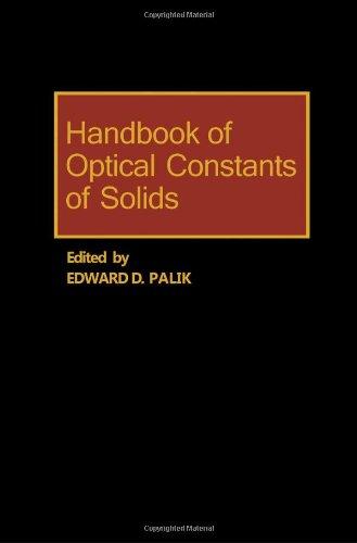Book Handbook of Optical Constants of Solids, Vol. 1 (Academic Press Handbook) free