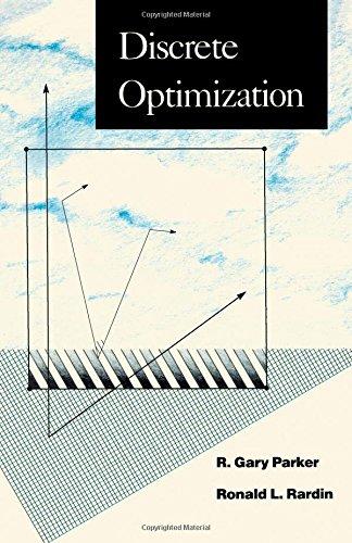 Book Discrete Optimization (Computer Science and Scientific Computing) free