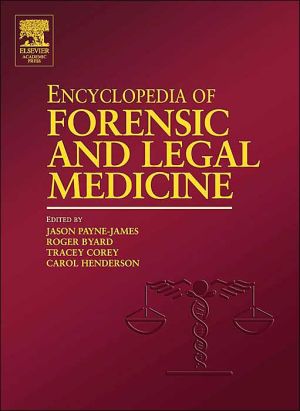 Book Encyclopedia of Forensic and Legal Medicine free