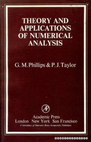 Book Theory And Applications Of Numerical Analysis free