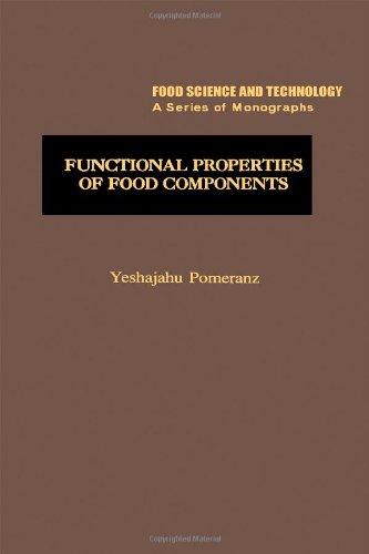 Book Functional properties of food components (Food science and technology) free