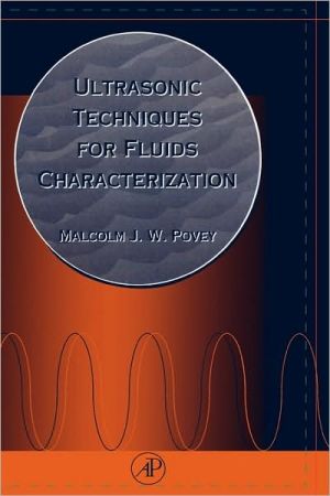 Book Ultrasonic Techniques for Fluids Characterization free