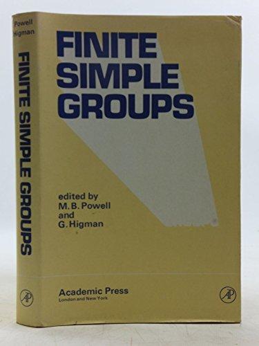 Book Finite Simple Groups: Proceedings Of An Instructional Conference Organized By The London Mathematical Society (a Nato Advanced Study Institute) free