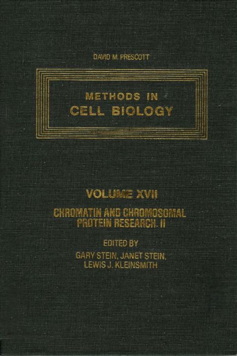 Book METHODS IN CELL BIOLOGY,VOLUME 17: CHROMATIN AND CHROMOSOMAL PROTEIN RESEARCH II: CHROMATIN AND CHROMOSOMAL PROTEIN RESEARCH II free