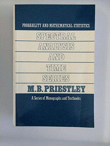 Book Spectral analysis and time series: Univariate series / Multivariate series, prediction and control (2 volumes) free