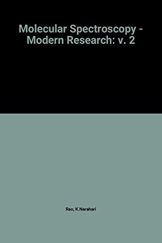 Book Molecular spectroscopy: modern research (v. 2) free