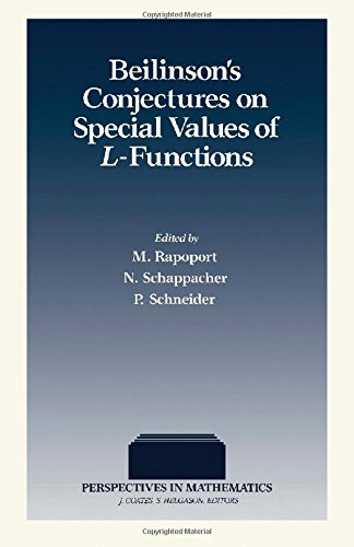 Book Beilinson's Conjectures on Special Values of L-Functions (Perspectives in Mathematics Vol 4) free