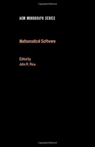 Book Mathematical software (ACM monograph series) free