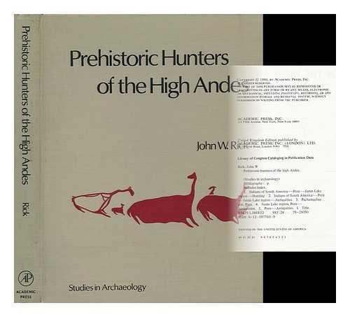 Book Prehistoric Hunters Of The High Andes free
