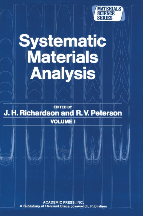 Book Systematic materials analysis, (Materials science series) free