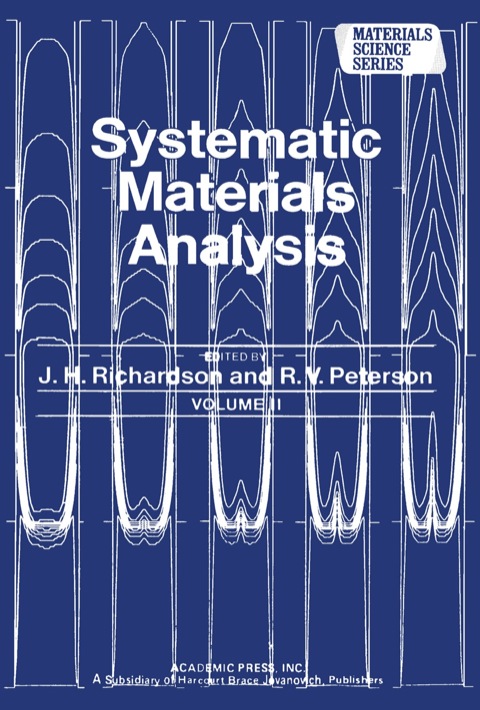 Book Systematic Materials Analysis, Volume II free