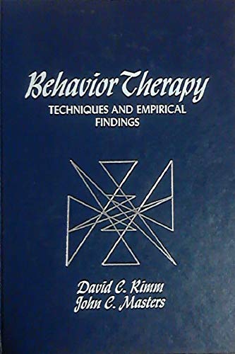 Book Behavior therapy: techniques and empirical findings free