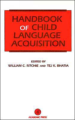 Book Handbook of Child Language Acquisition free