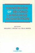 Book Handbook of Second Language Acquisition free