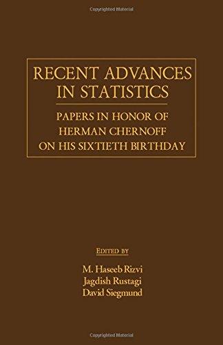 Book Recent advances in statistics: Papers in honor of Herman Chernoff on his sixtieth birthday free