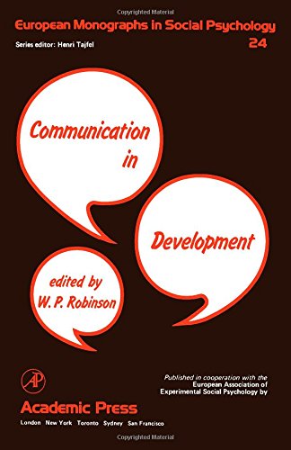 Book Communication in Development (European monographs in social psychology) free