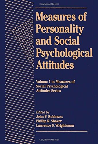 Book Measures of Personality and Social Psychological Attitudes (Measures of Social Psychological Attitudes Series) free